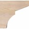 Ekena Millwork Monterey Smooth Rafter Tail, Douglas Fir, 5 1/2"W x 12"H x 12"L RFT06X12X12MON00SDF - alternate 3